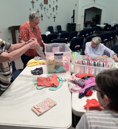 Church clothing donations